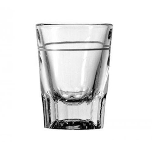 Shot Glass, 2 oz, With 1 oz Cap Line