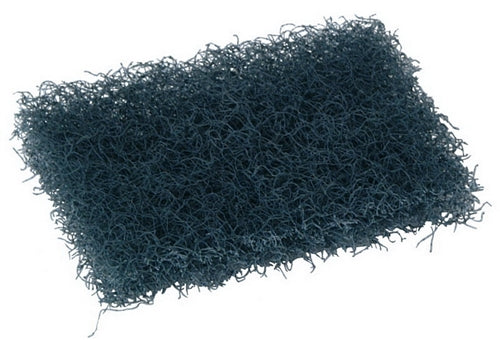 Pot & Pan Scrubber, Extra Heavy Duty Blue Nylon Pad 3.5x5", Pack/10