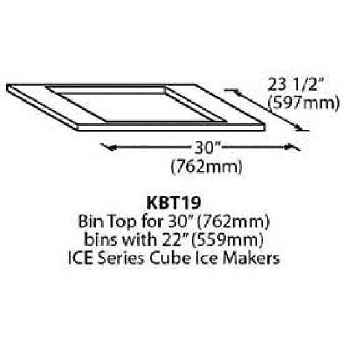 Bin Top, for 22" ICE Series Cuber