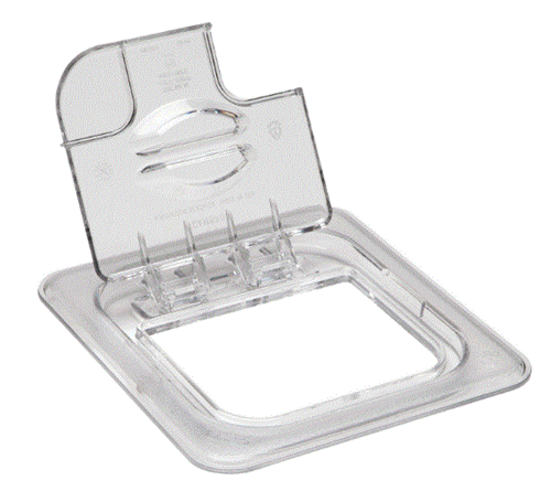 FlipLid Food Pan Cover, 1/6 size, Notched