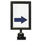 Stanchion Sign Frame, Black
