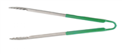 Tong 16", Green Handle, S/S