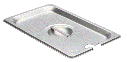 Boba Steam Pan Slotted Cover, 1/4 Size