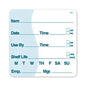 Daymark Dissolvable Label, Shelf Life, 2" x 2", 250 Labels per roll
