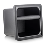 Espresso Knock Box Chute, Closed Bottom