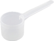 Scoop, 1/4 cup, clear (60CC)