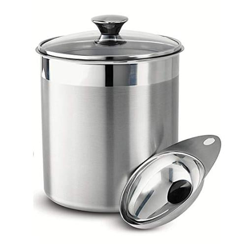 Canister, 5.75 qt, Glass Lid