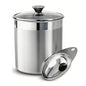 Canister, 5.75 qt, Glass Lid