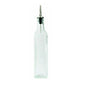 Oil Bottle, 16 oz, Square, With Lid