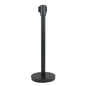 Crowd Control Stanchion, 36", Black